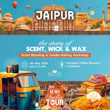 4th May, Rangoon Coffee Brewery, Jaipur | Story of Scent, Wick & Wax  - Workshop