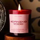 Morning Wood Candle - Musk + Nutmeg + Oudh Scented