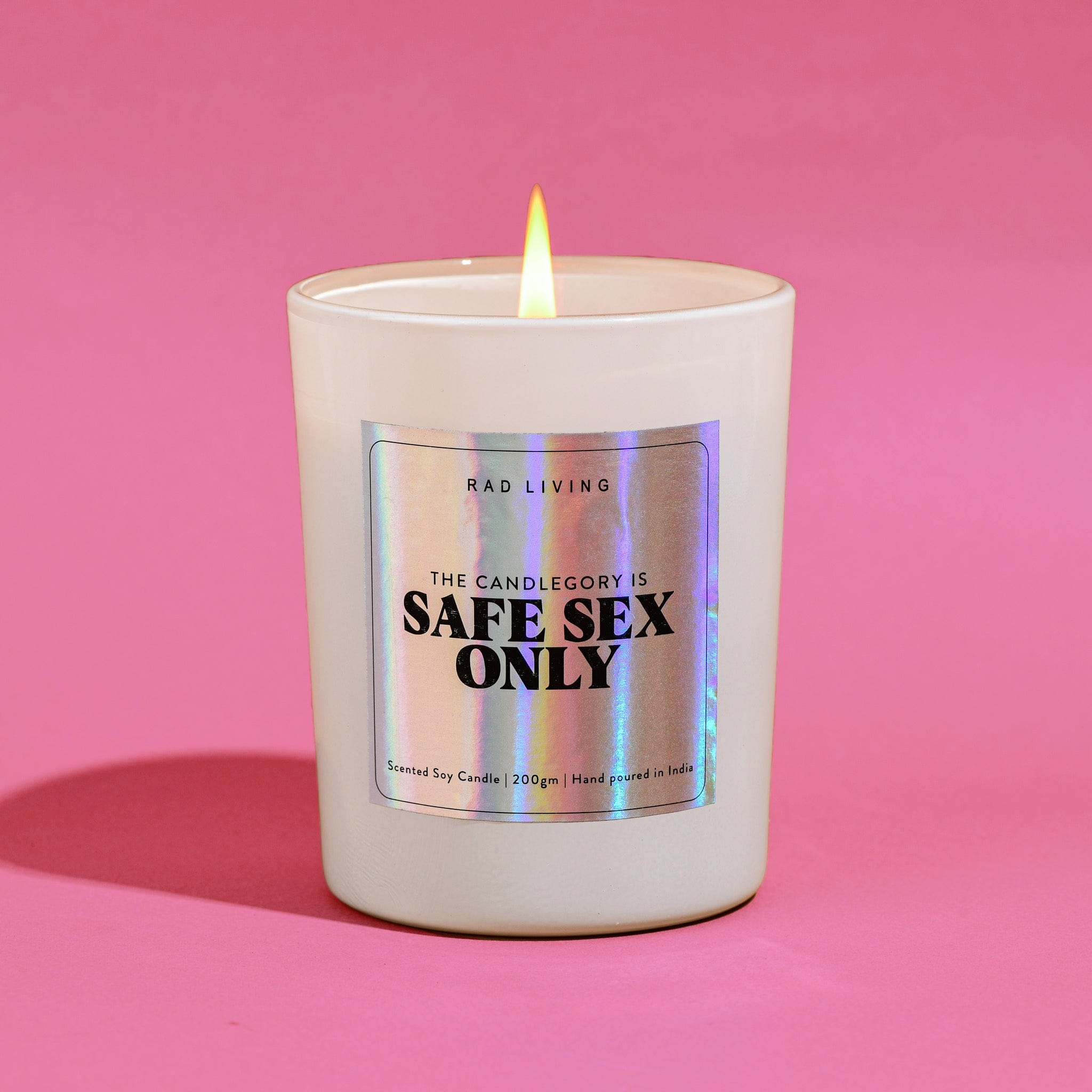 Safe Sex Only Candle