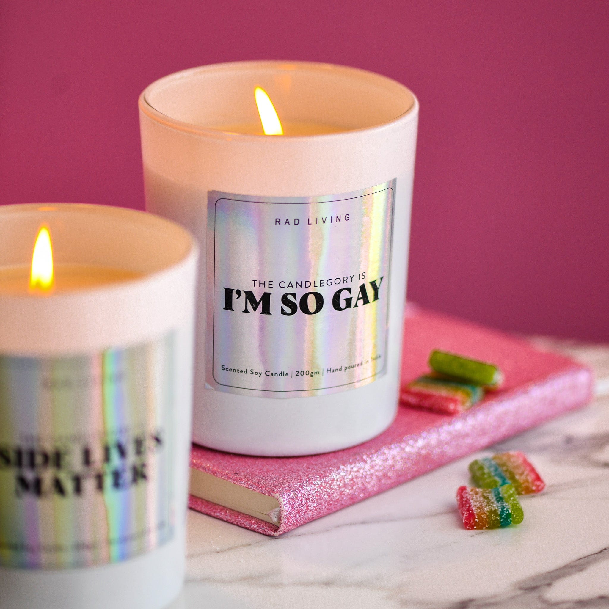 I'm So Gay Candle