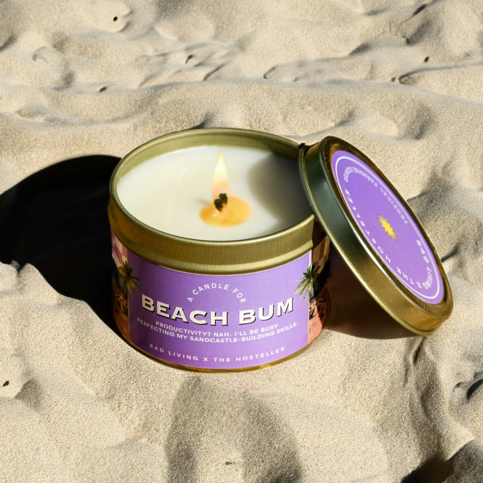 Beach Bum - Tropical Paradise Scented Soy Candle