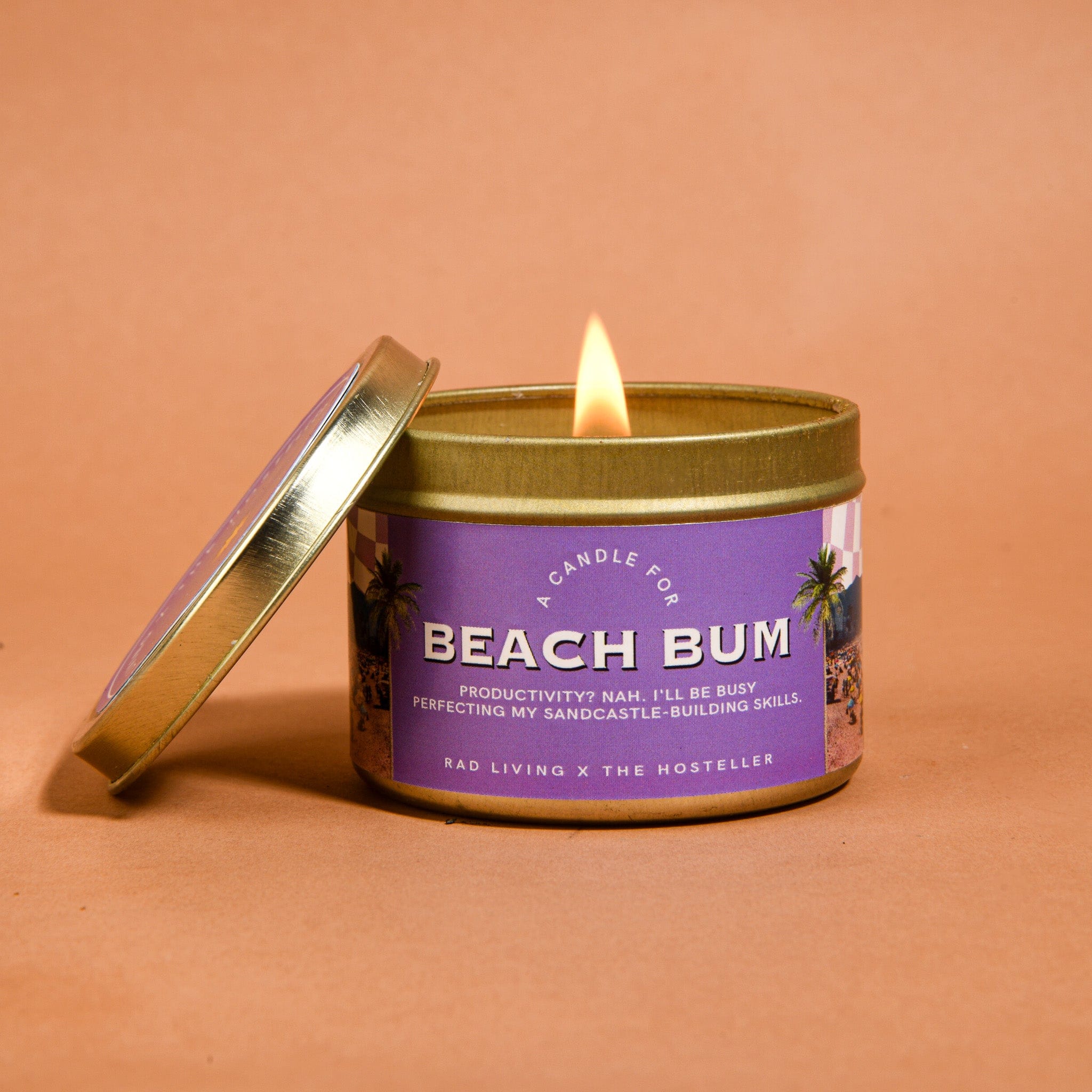 Beach Bum - Tropical Paradise Scented Soy Candle