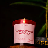 Morning Wood Candle - Musk + Nutmeg + Oudh Scented