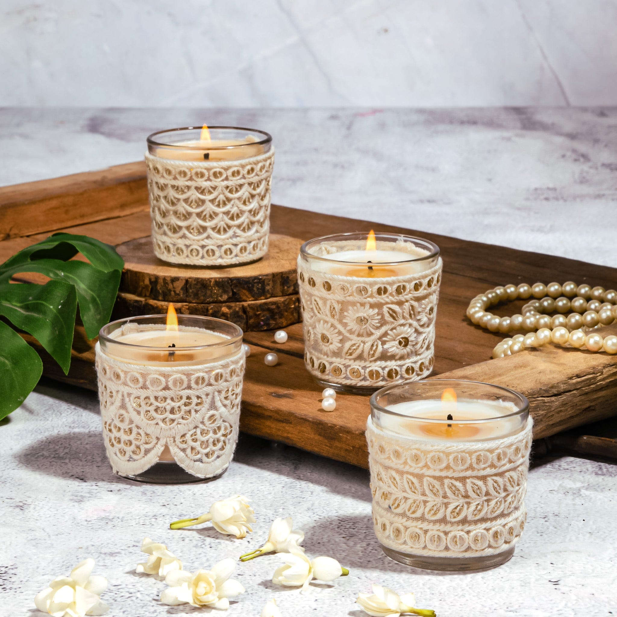 Mehfil - Set of 4 Scented Votive Candles