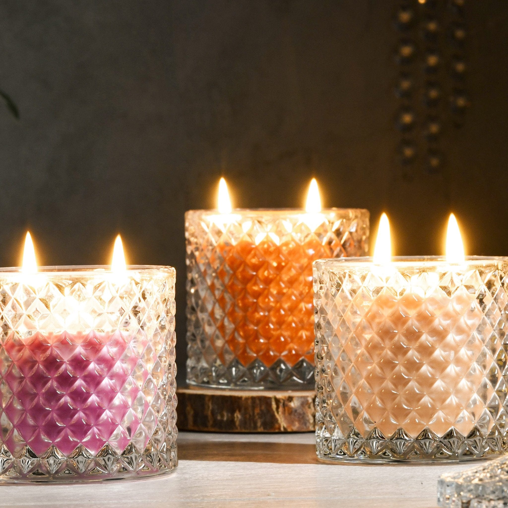 Scented Soy Wax Candle Gift Sets for Diwali Decorations