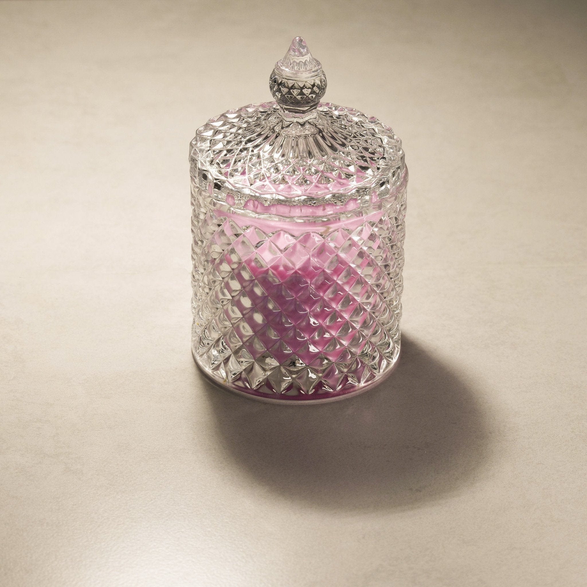 Sandalwood and Rose Scented Glass jar for Diwali Gifting