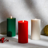 Combo of 3 Scented 'Belief' Pillar Candles