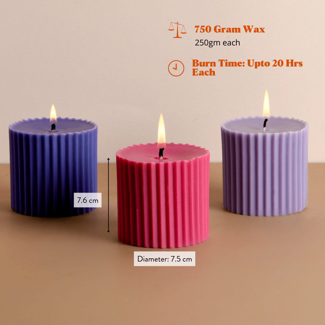 Mindflowers - Combo of 3 scented 'Faith' Candles