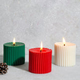 Combo of 3 Scented 'Faith' Pillar Candles