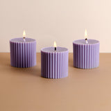 Combo of 3 Lavender 'Faith' Candles - Lavender Fields Scented