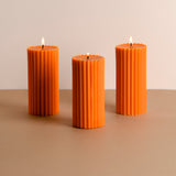 Combo of 3 Banana Yellow 'Belief' Candles - Fête Tropical Scented