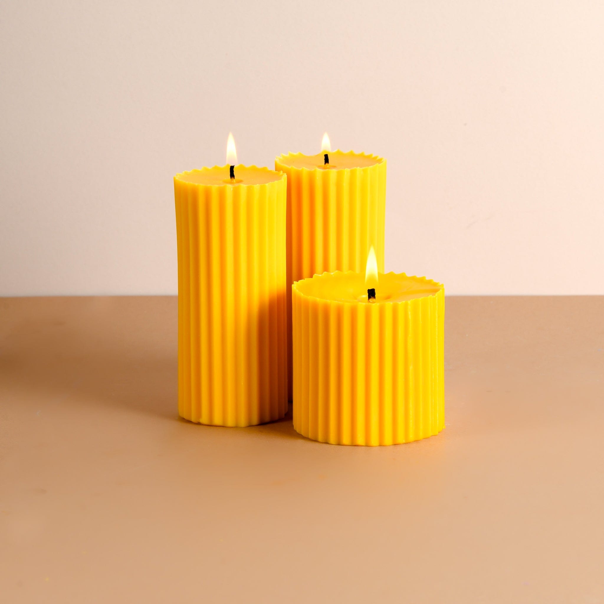 Combo of 2 'Belief' & 1 'Faith' Scented Candles - Vanilla Sunshine Scented