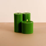 Combo of 2 'Belief' & 1 'Faith' Scented Candles - Vanilla Cinnamon Scented