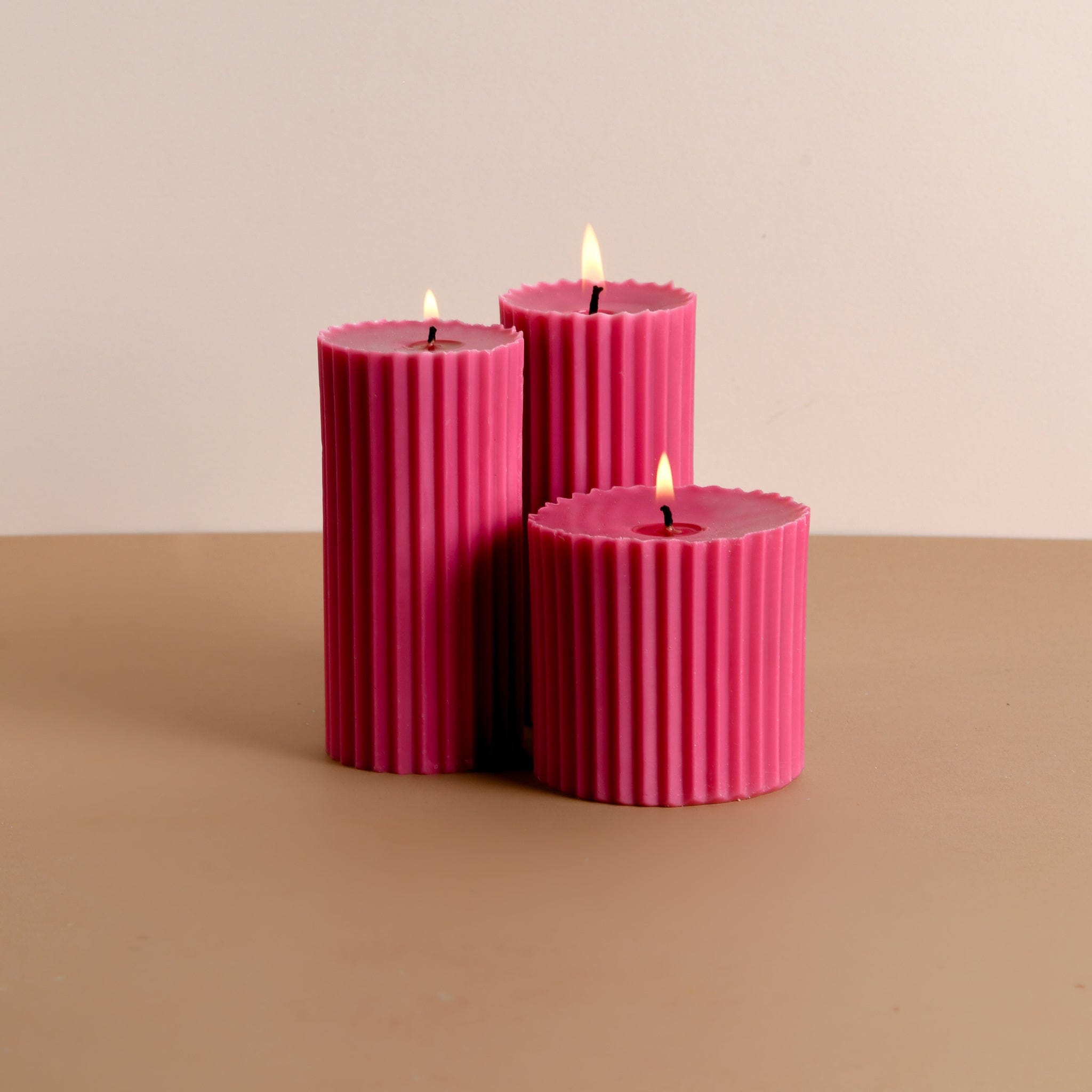Combo of 2 'Belief' & 1 'Faith' Scented Candles - Fête Tropical Scented