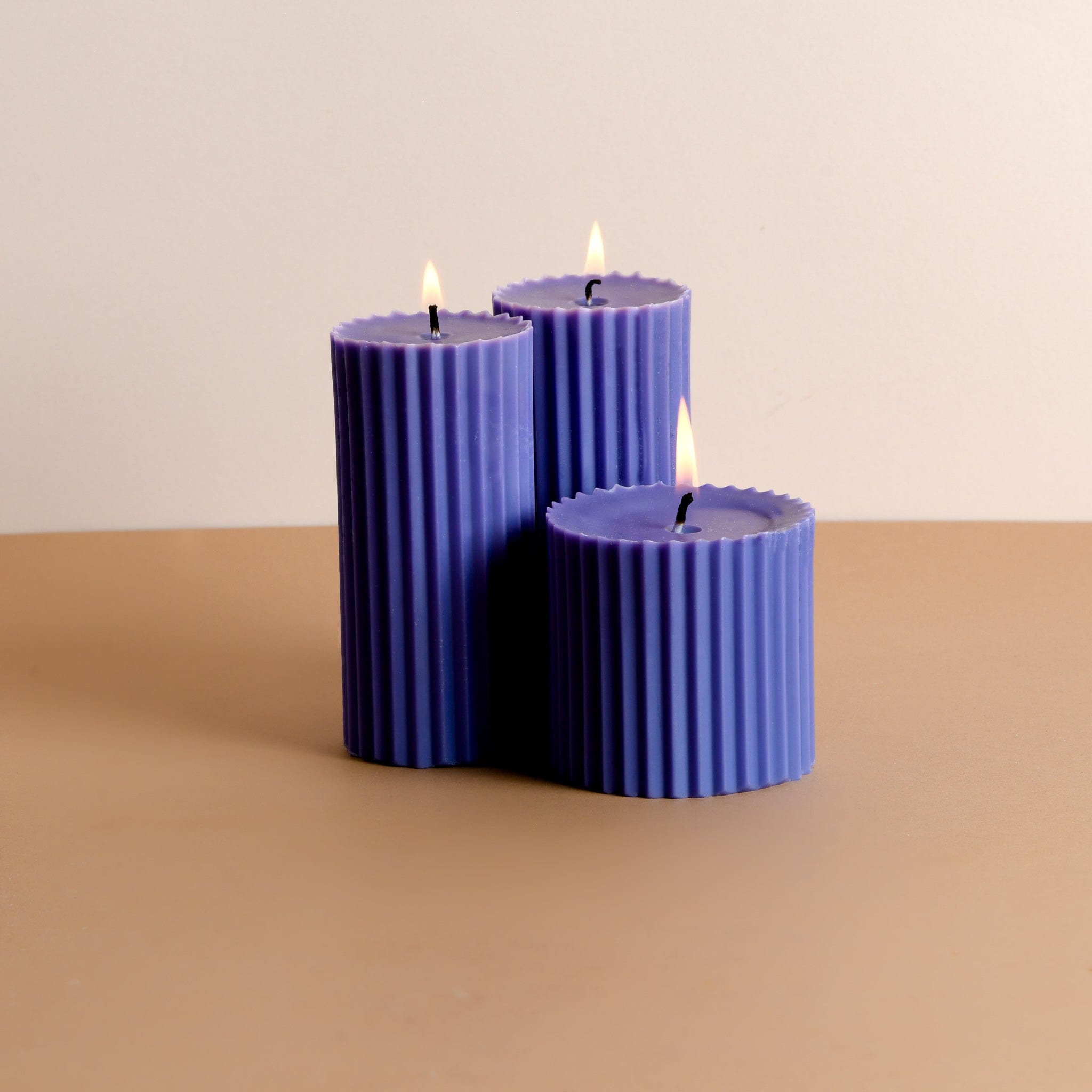 Combo of 2 'Belief' & 1 'Faith' Scented Candles - Aqua Amber Scented