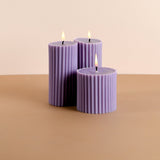 Combo of 2 'Belief' & 1 'Faith' Scented Candles - Oceanic Mist Scented