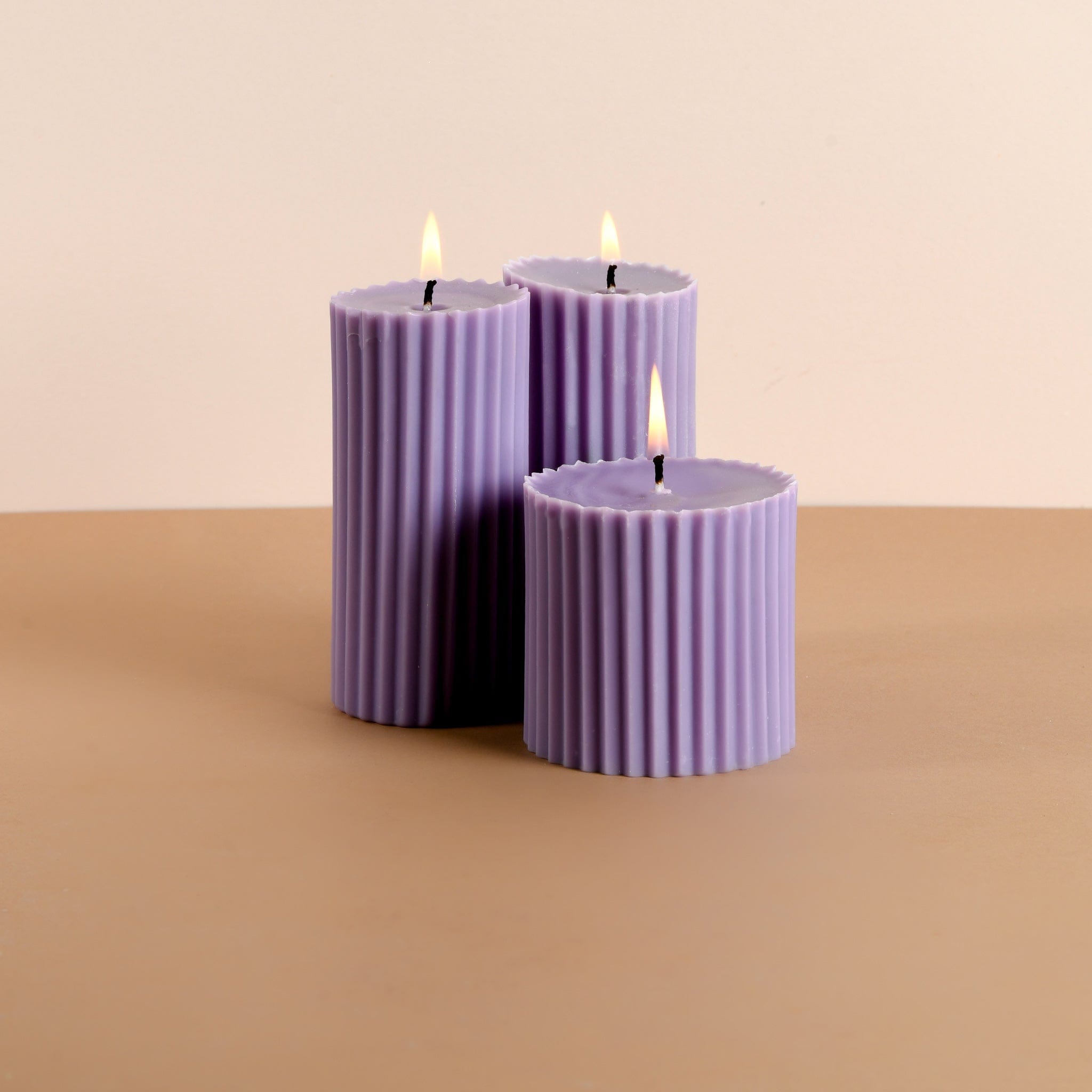 Combo of 2 'Belief' & 1 'Faith' Scented Candles - Lavender Fields Scented