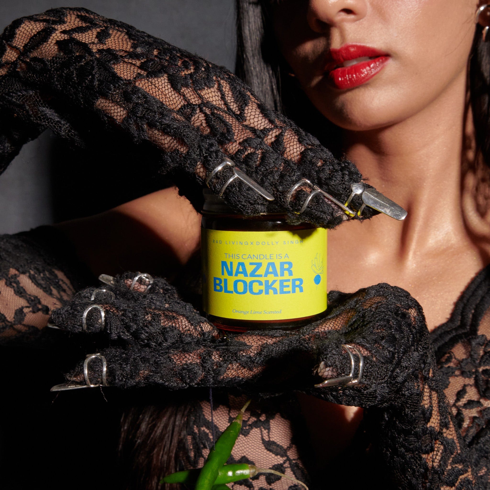Nazar Blocker - Orange Lime Scented Candle