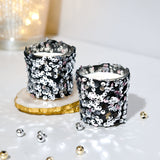 Classic Silver - Set of 2 Scented Votive Candles
