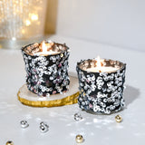 Classic Silver - Set of 2 Scented Votive Candles
