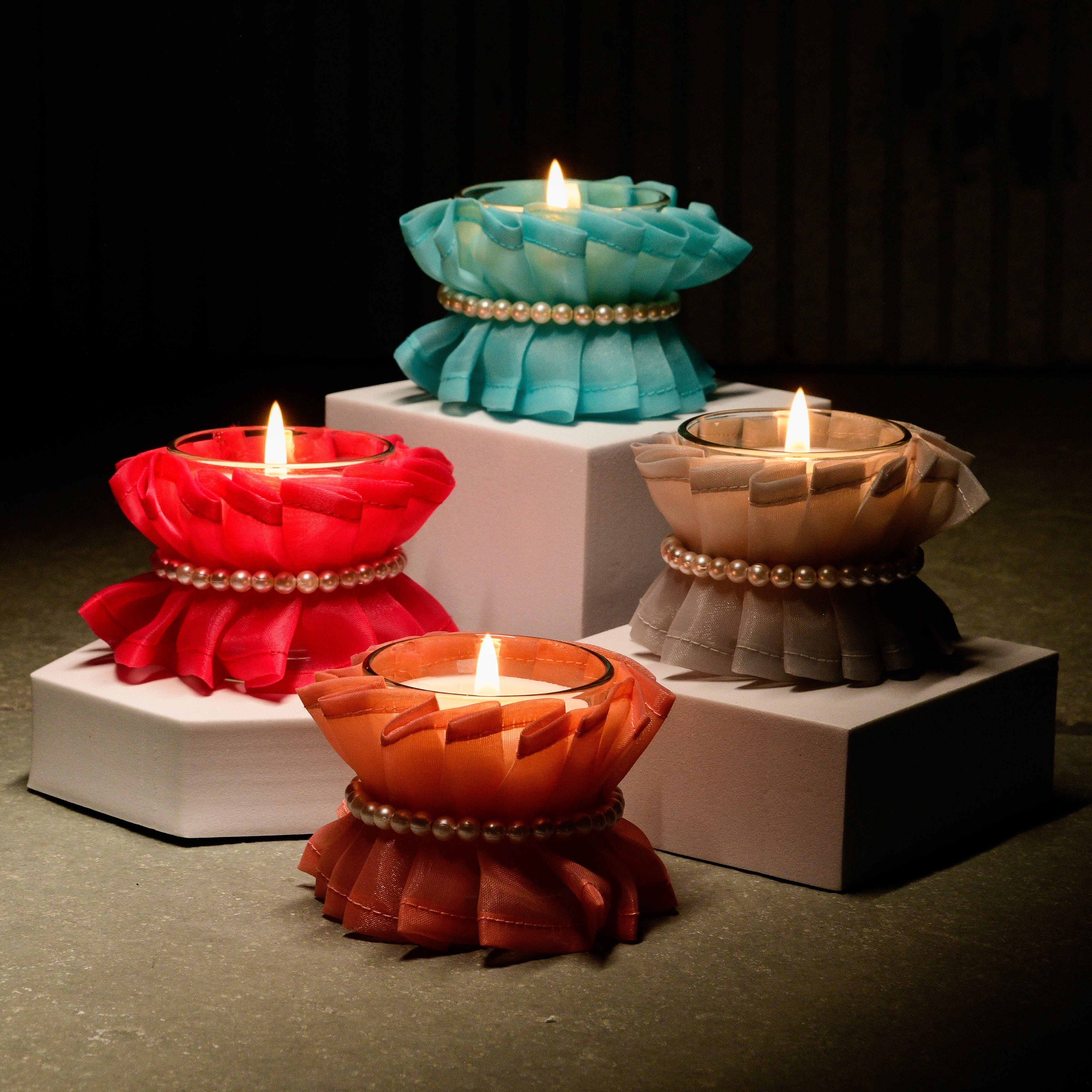 Gul - Set of 4 Scented Votive Candles