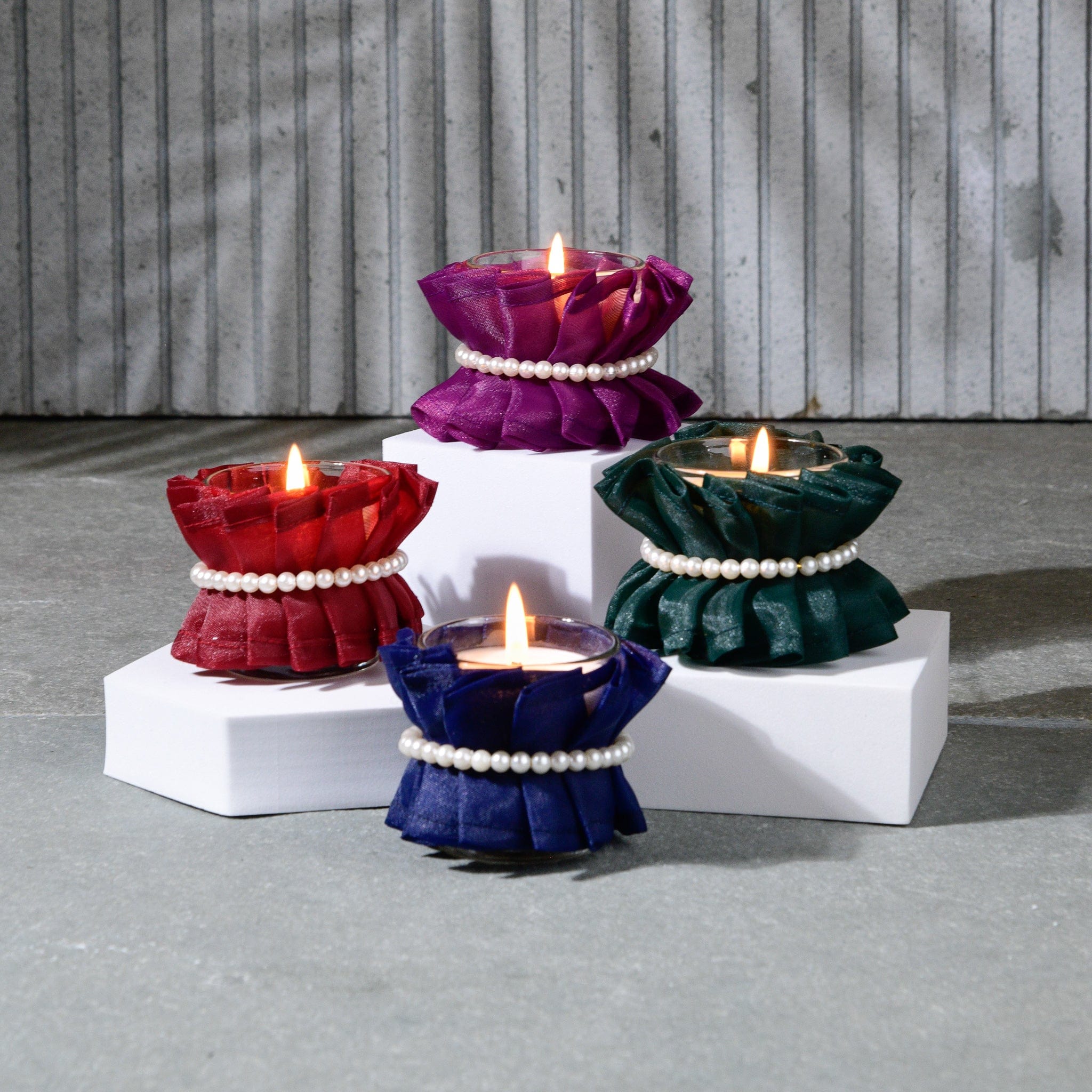 Mayur - Set of 4 Scented Votive Candles