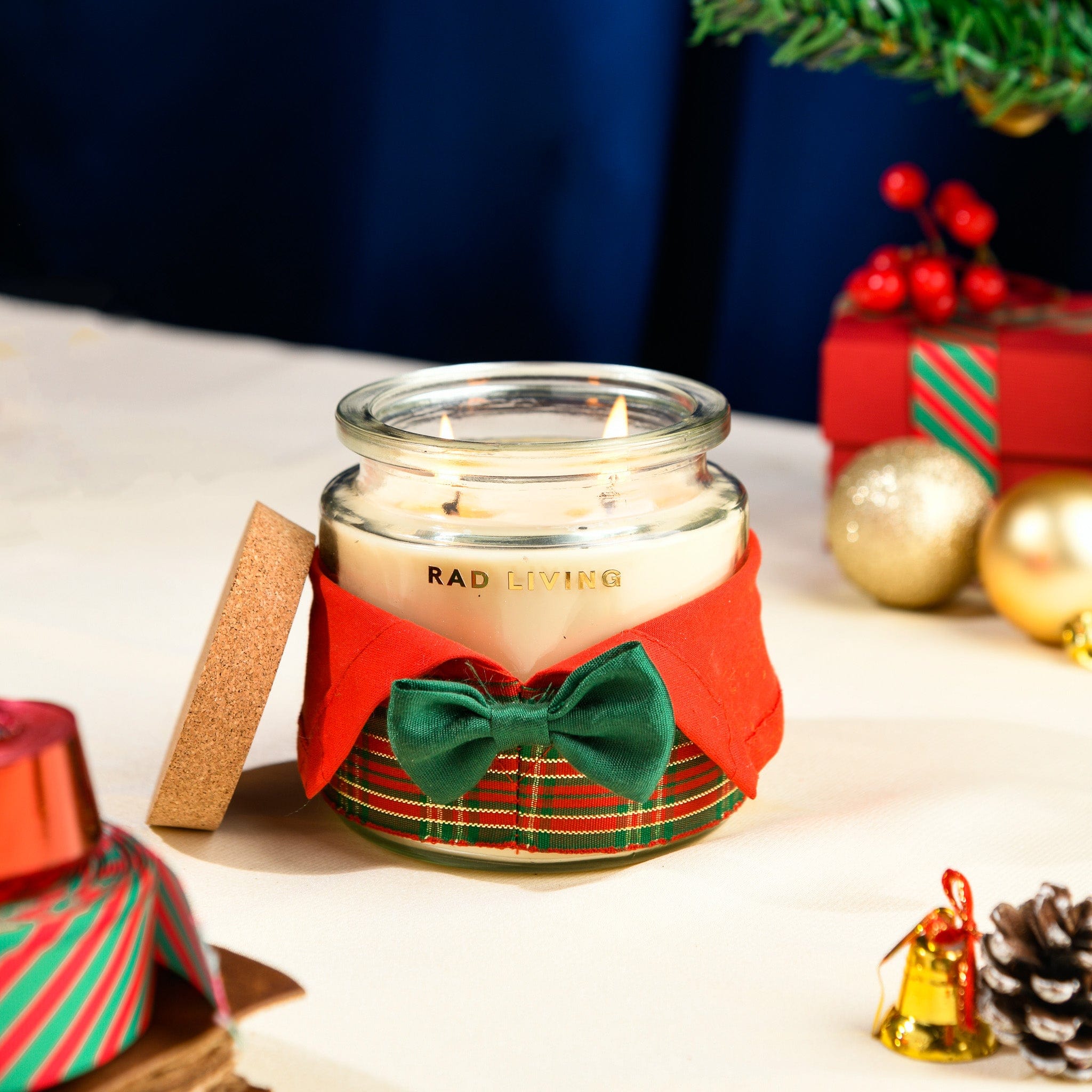 Jolly AF Christmas Candle Christmas Gifts for Friends Santa 