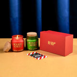 Holiday Cheer & Mistletoe Kisses - Gift Set of 2 Votive Candles