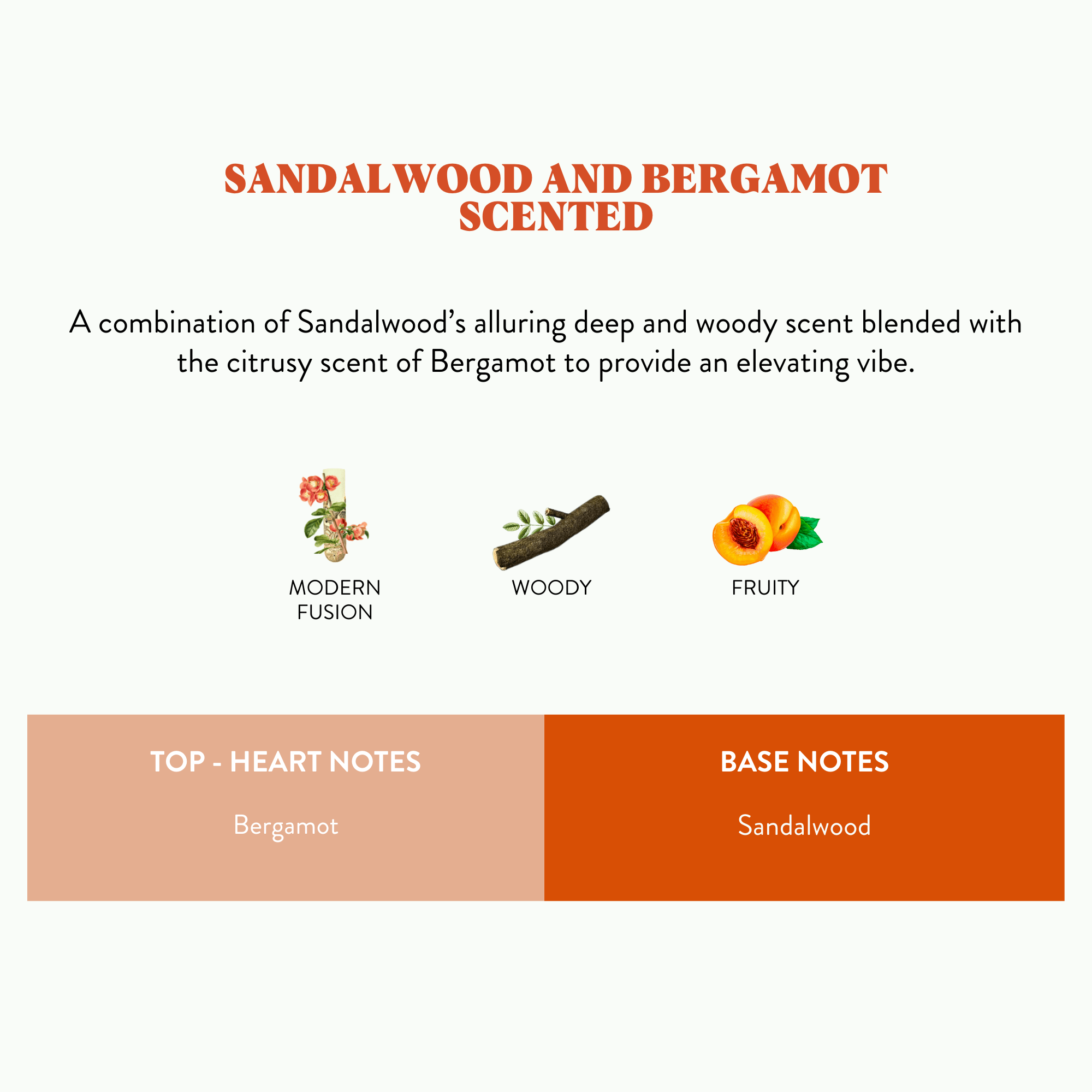 FLY #10 - Sandalwood & Bergamot Scented Candle