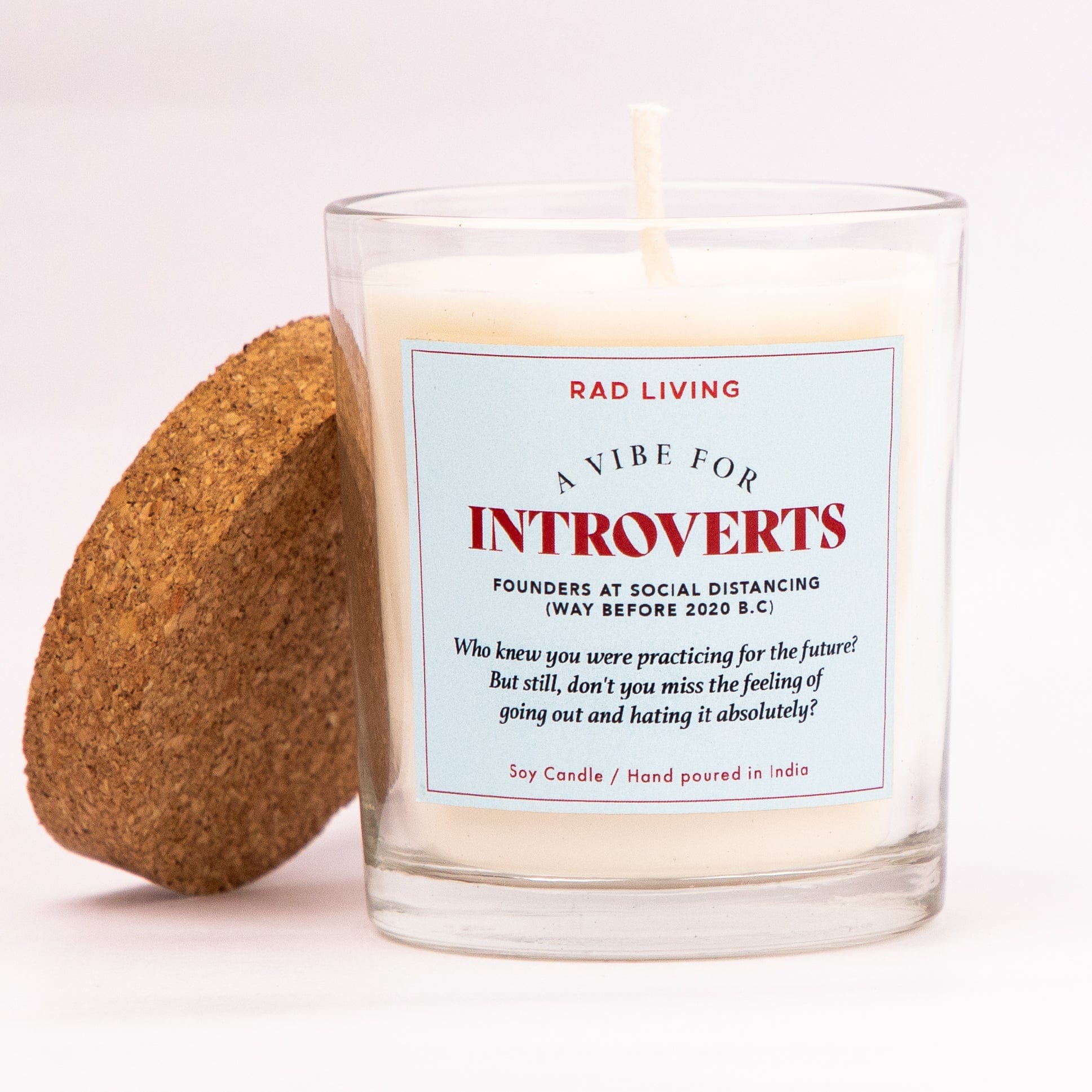 Introverts - Cinnamon Mocha Scented Candle