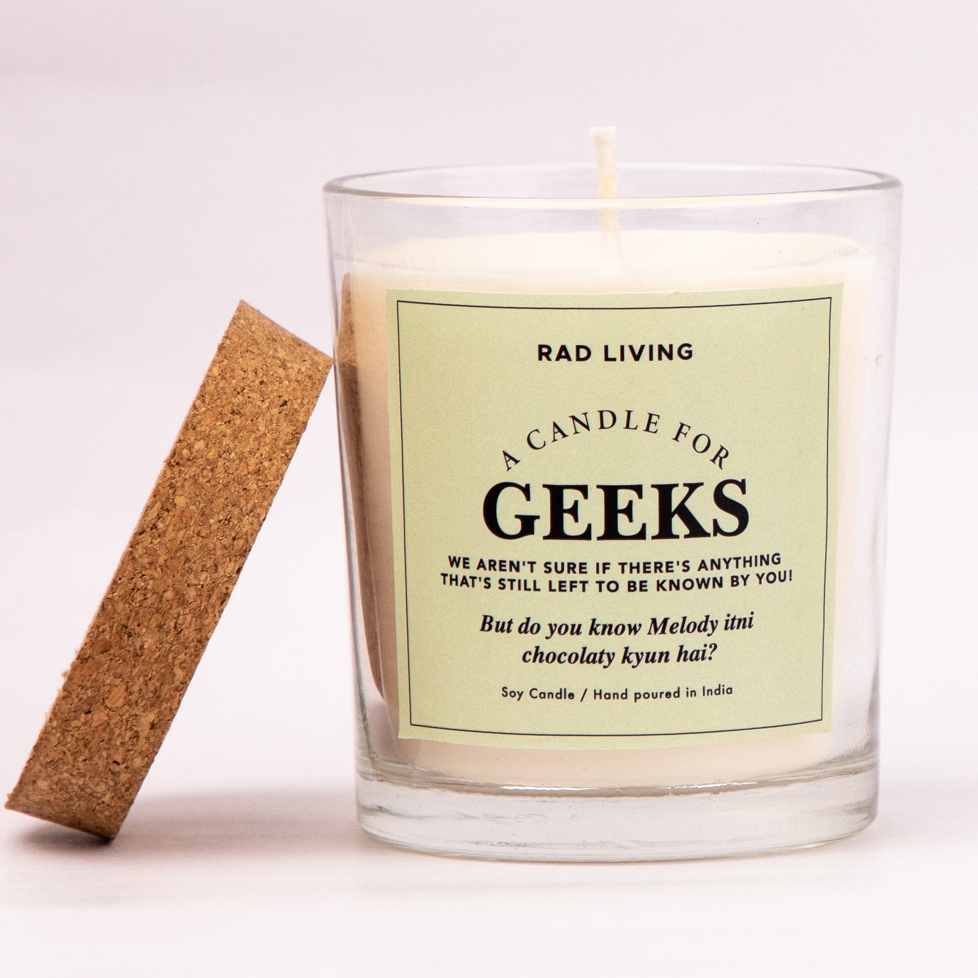 Geeks - Sweet Musk Scented Candle