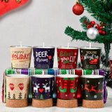 Gift Set of 4 Scented Candle Jars with Lid - Oh What Fun!