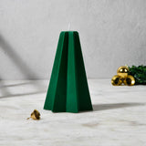 Christmas Corner - Set of 4 Pillar Candles - Mahogany Shea Scented