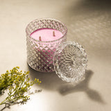 Illuminate - Lavender Tobacco Scented 2 Wick Candle jar