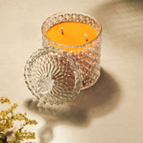 Illuminate - Sandalwood & Rose Scented 2 Wick Candle jar