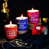 Scented Soy Wax Candles. Christmas Decoration Candles.