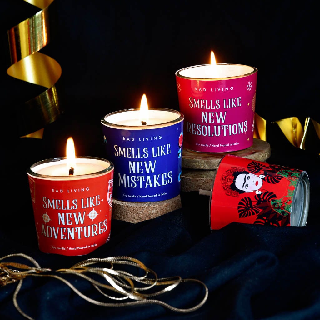 One Day At A Time - Set of 4 Scented Votive Candles