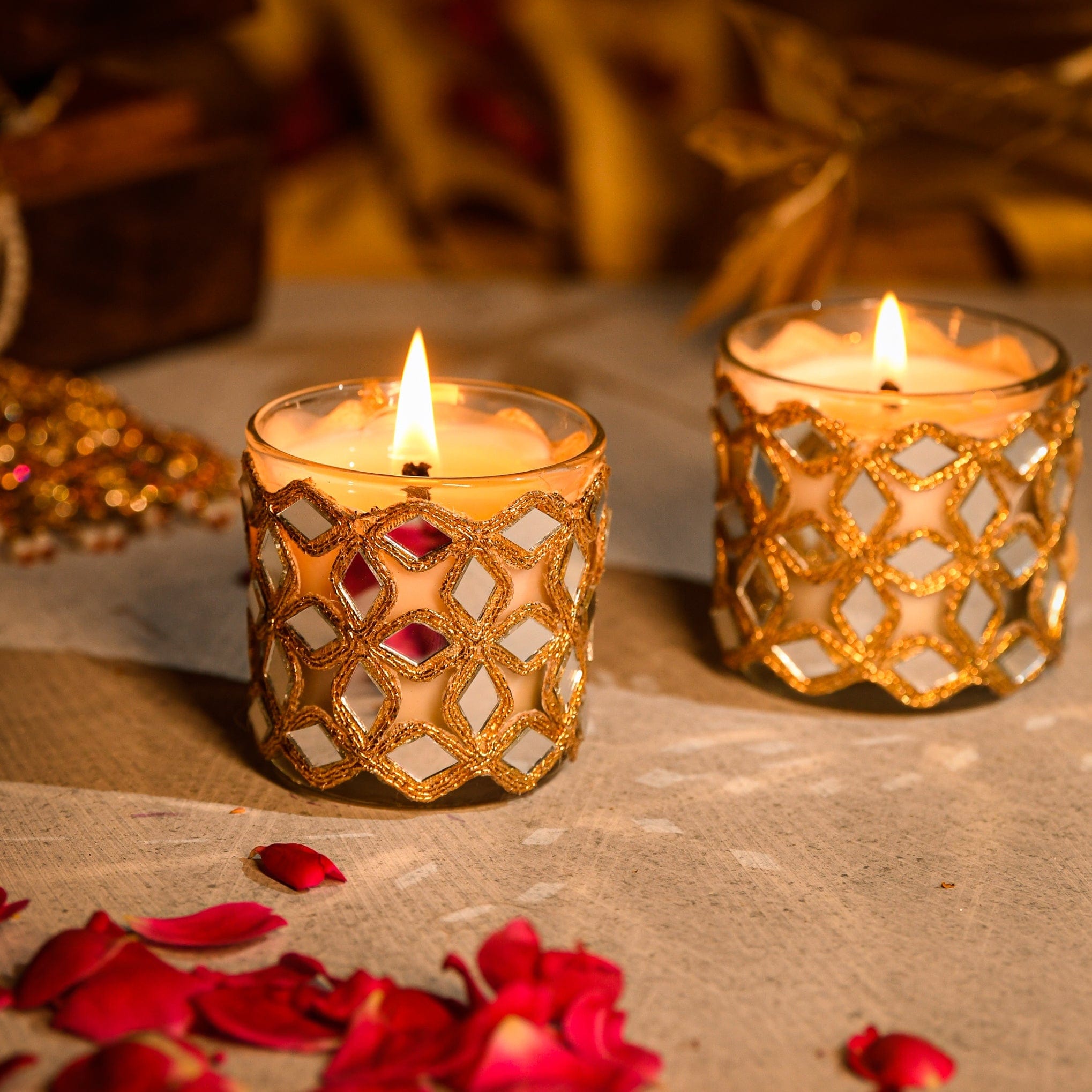 Noor - Gift Set of 4 Votive Scented Candles