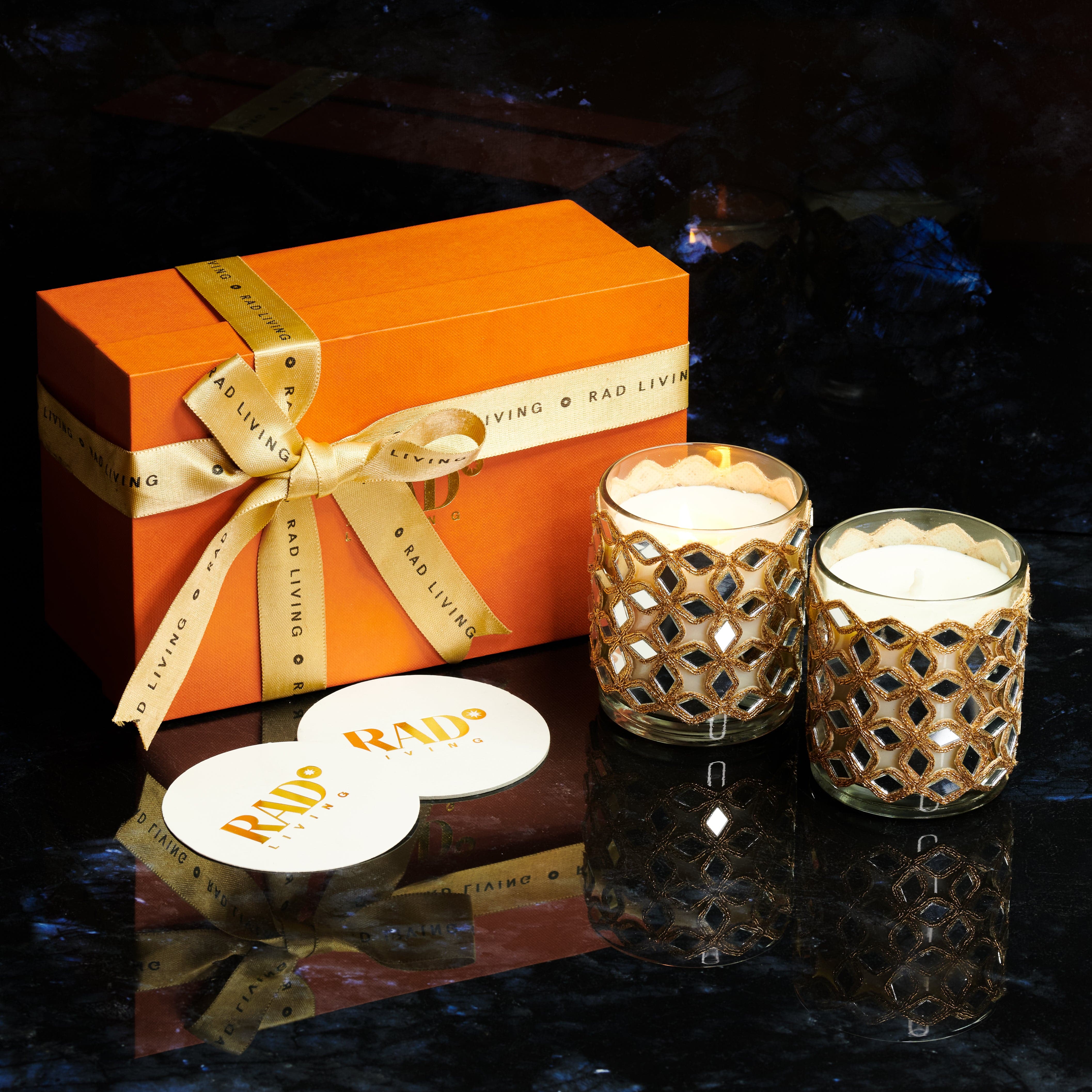 Noor- Set of 2 Scented Soy Candles