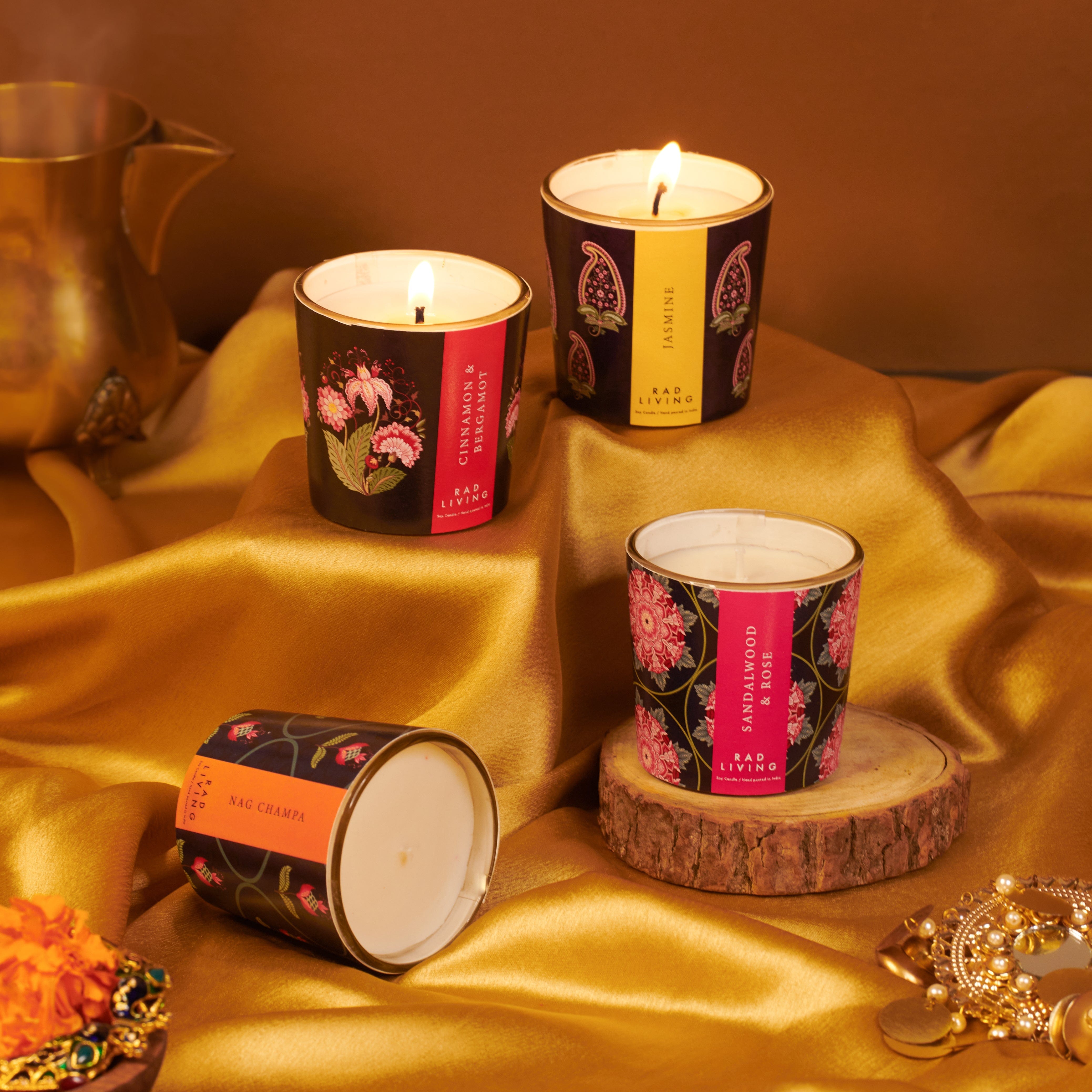 Manokamna - Gift Set of 4 Scented Votive Candles