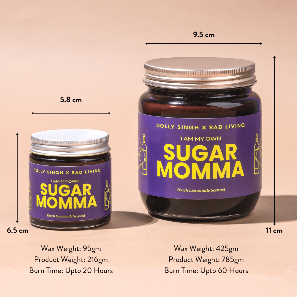 Sugar Momma - Peach Lemonade Scented Candle