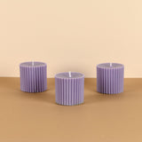 Combo of 3 Violet 'Faith' Candles - San Rose Scented
