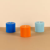 Combo of 3 Scented Multicoloured 'Faith' Candles - 4 Colour Options