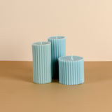Combo of 2 'Belief' & 1 'Faith' Scented Candles - Aqua Amber Scented