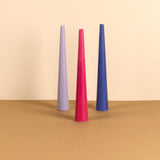 Aquatique - Set of 3 - 10" Conical Candles