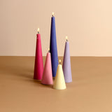 Sunshine Set of 5 Scented Multicoloured Candles - 3 Colour Options