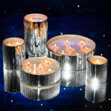 Chandni- XL/ Triple Wick Mirror Mosaic Jar Candle